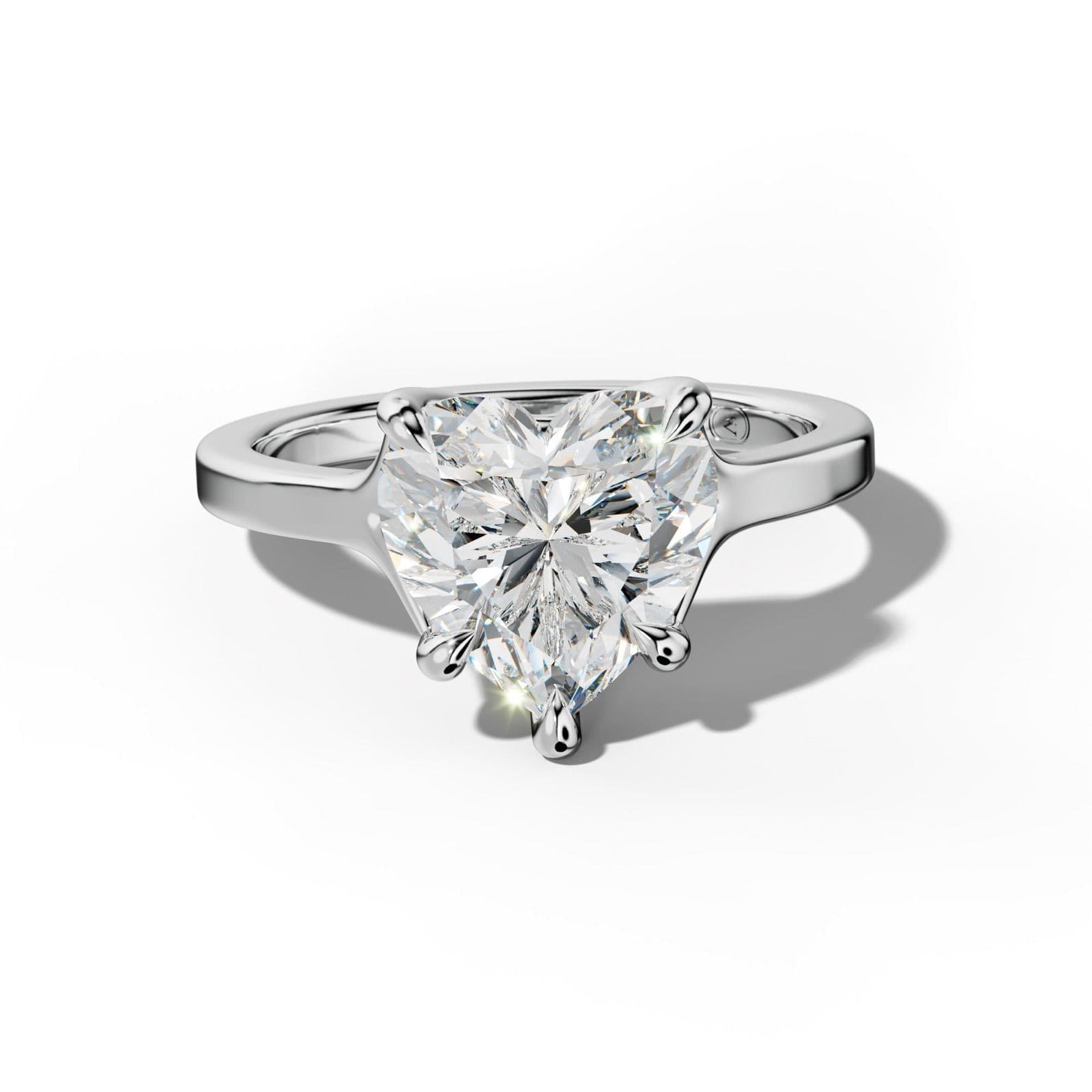 Alicia Heart Diamond Engagement Ring