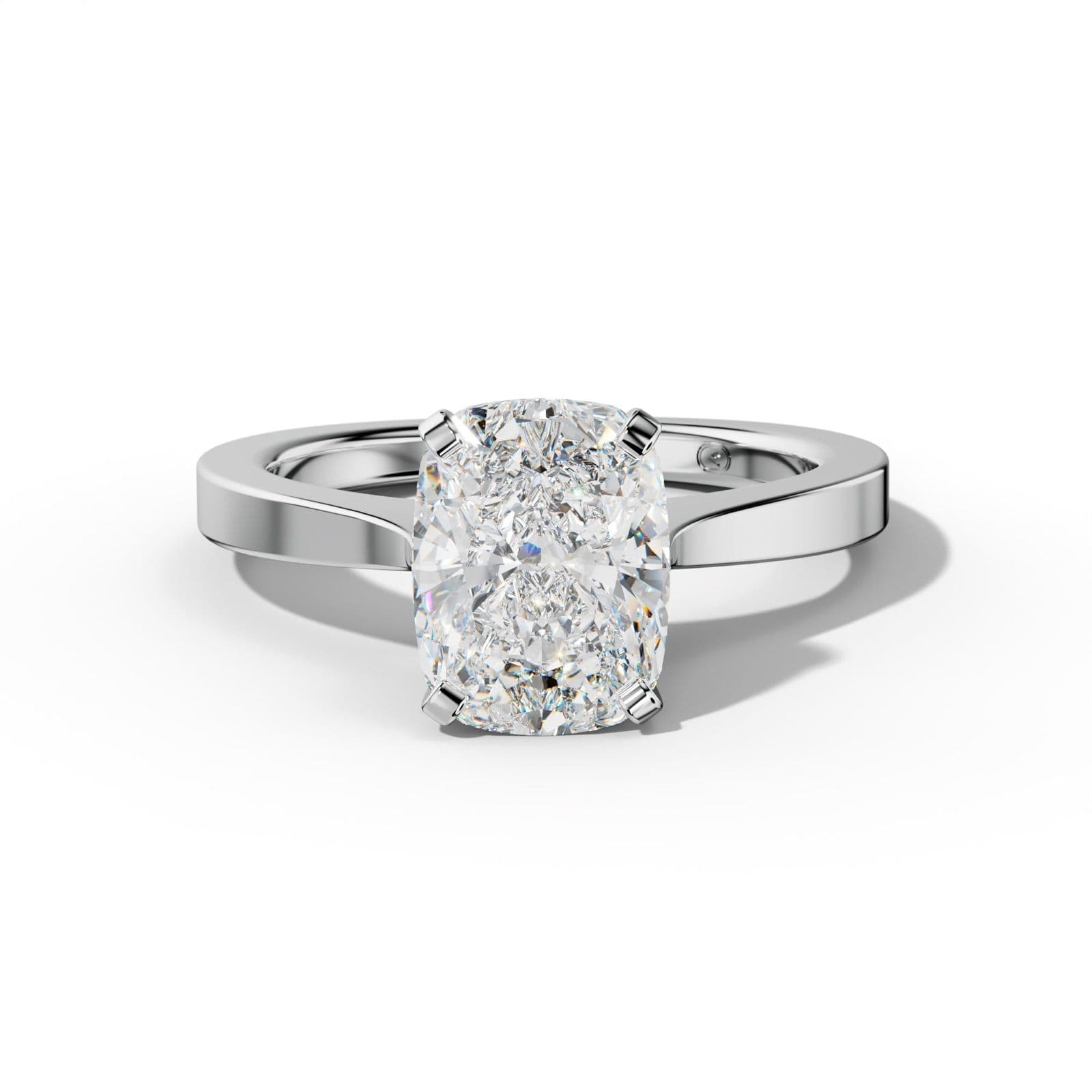 Amaya Elongated Cushion Diamond Engagement Ring