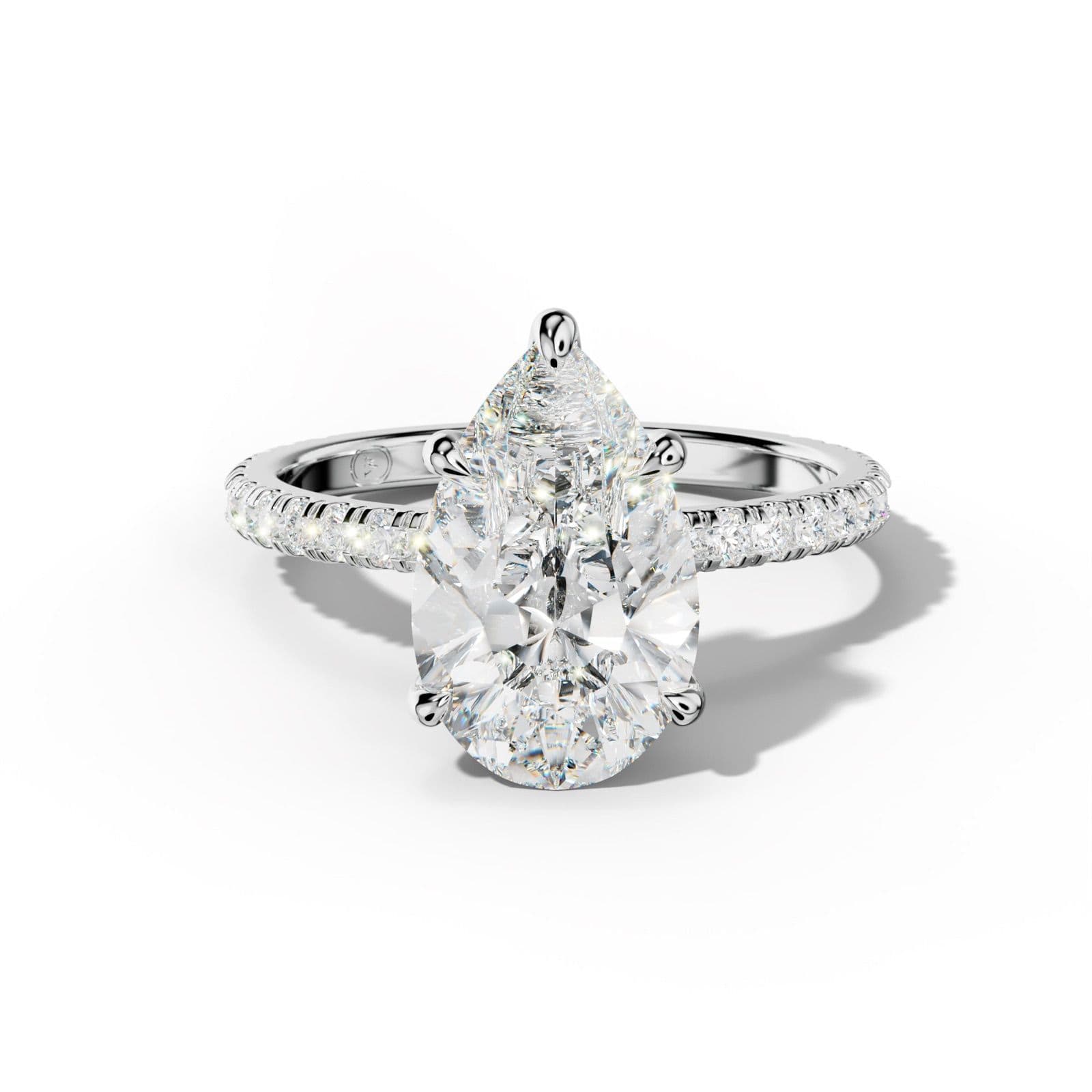 Abigail Pear Shape Diamond Engagement Ring