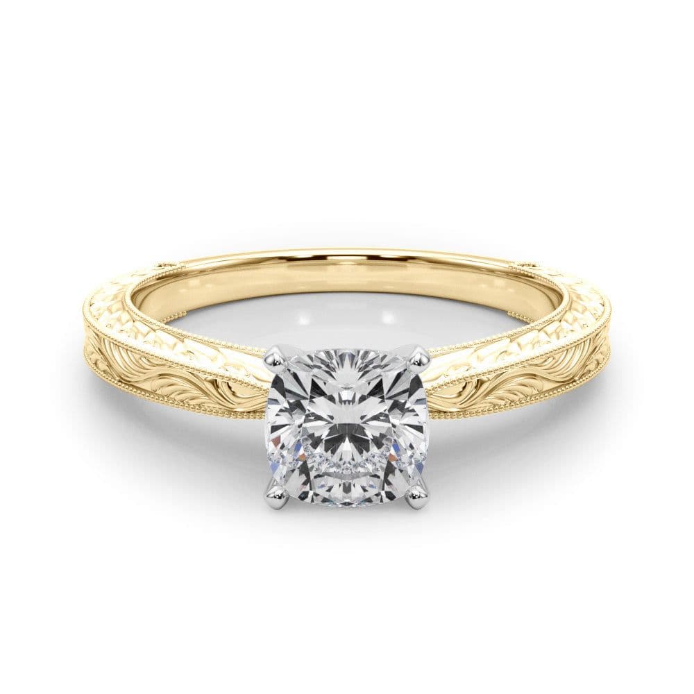 Victoria Cushion Diamond Solitaire Engagement Ring