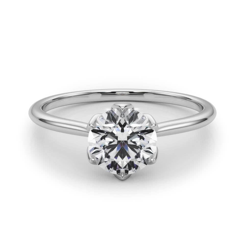 Esme Round Diamond Solitaire Engagement Ring