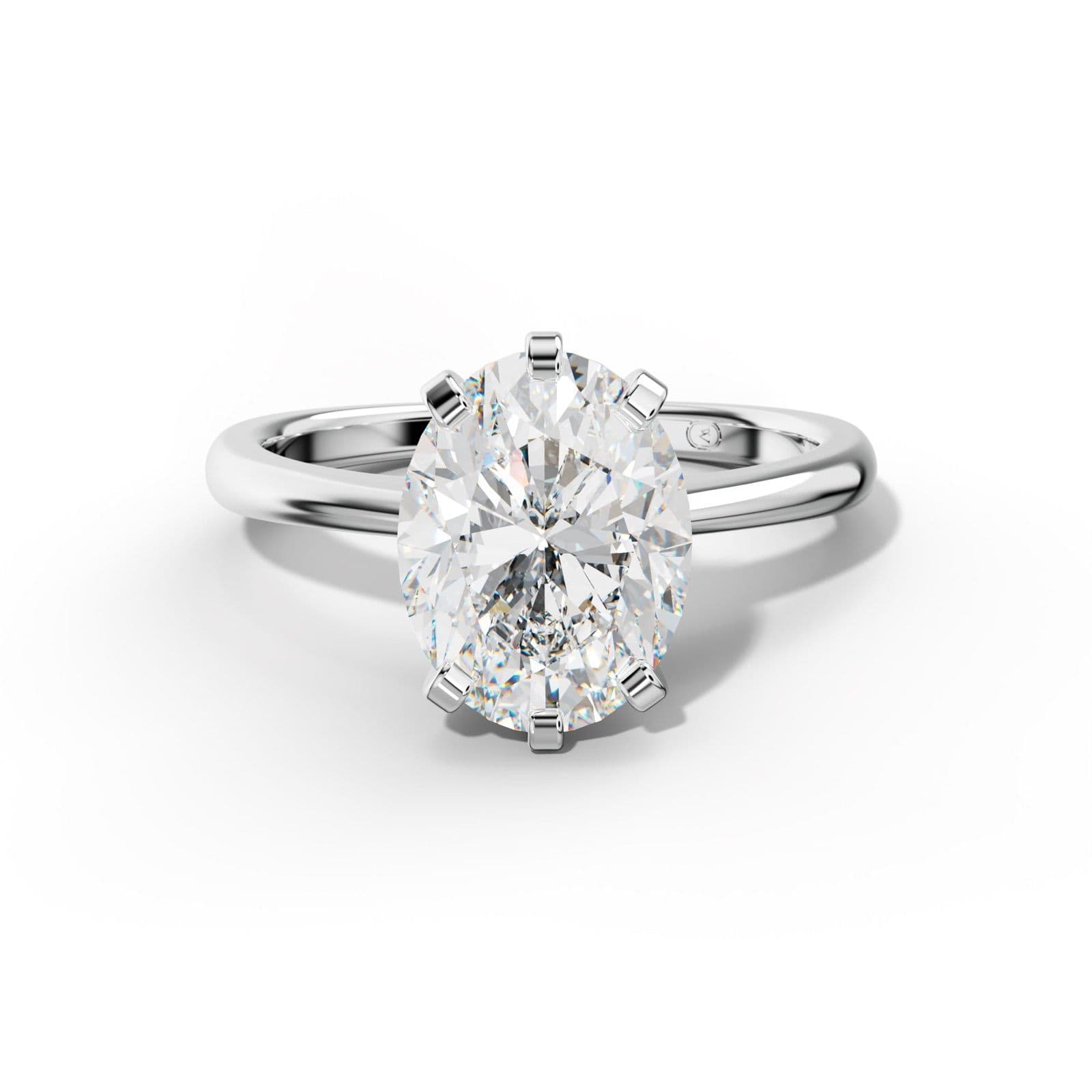 Molly Oval Diamond Engagement Ring
