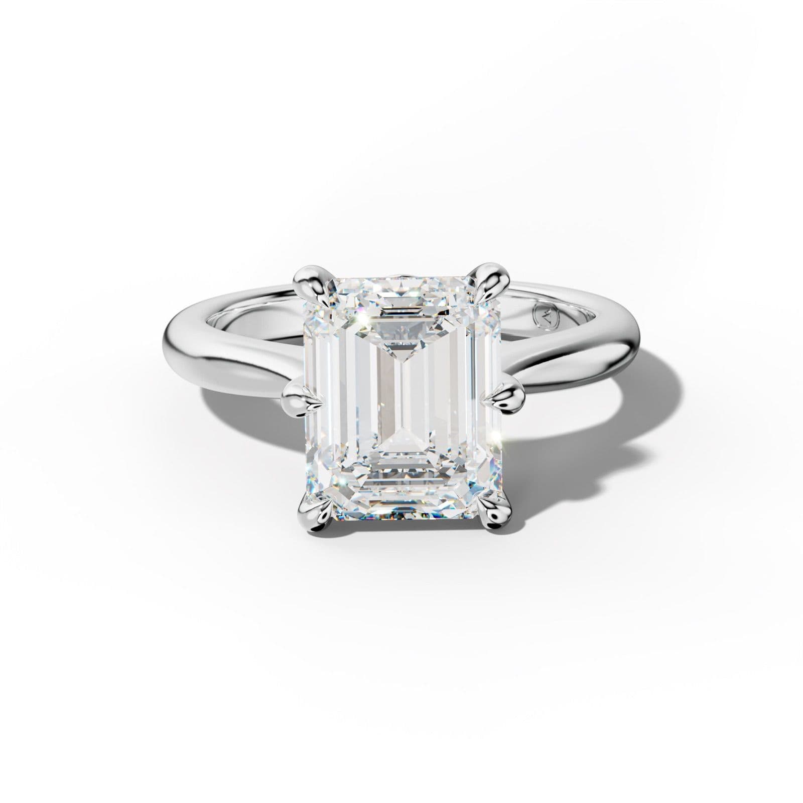 Miranda Emerald Cut Engagement Ring