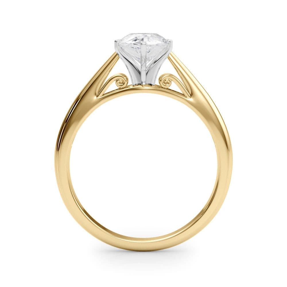 Katerina Pear Diamond Solitaire Engagement Ring