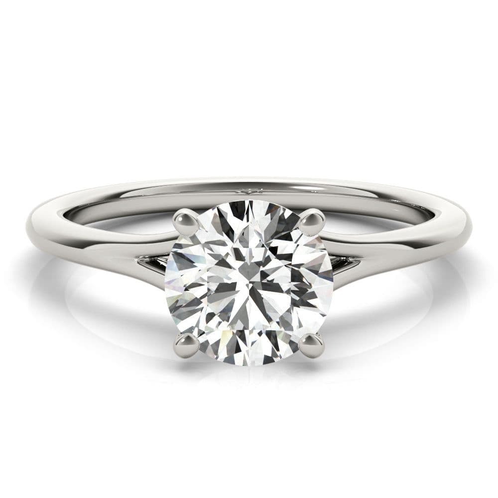 Aria Round Diamond Solitaire Engagement Ring