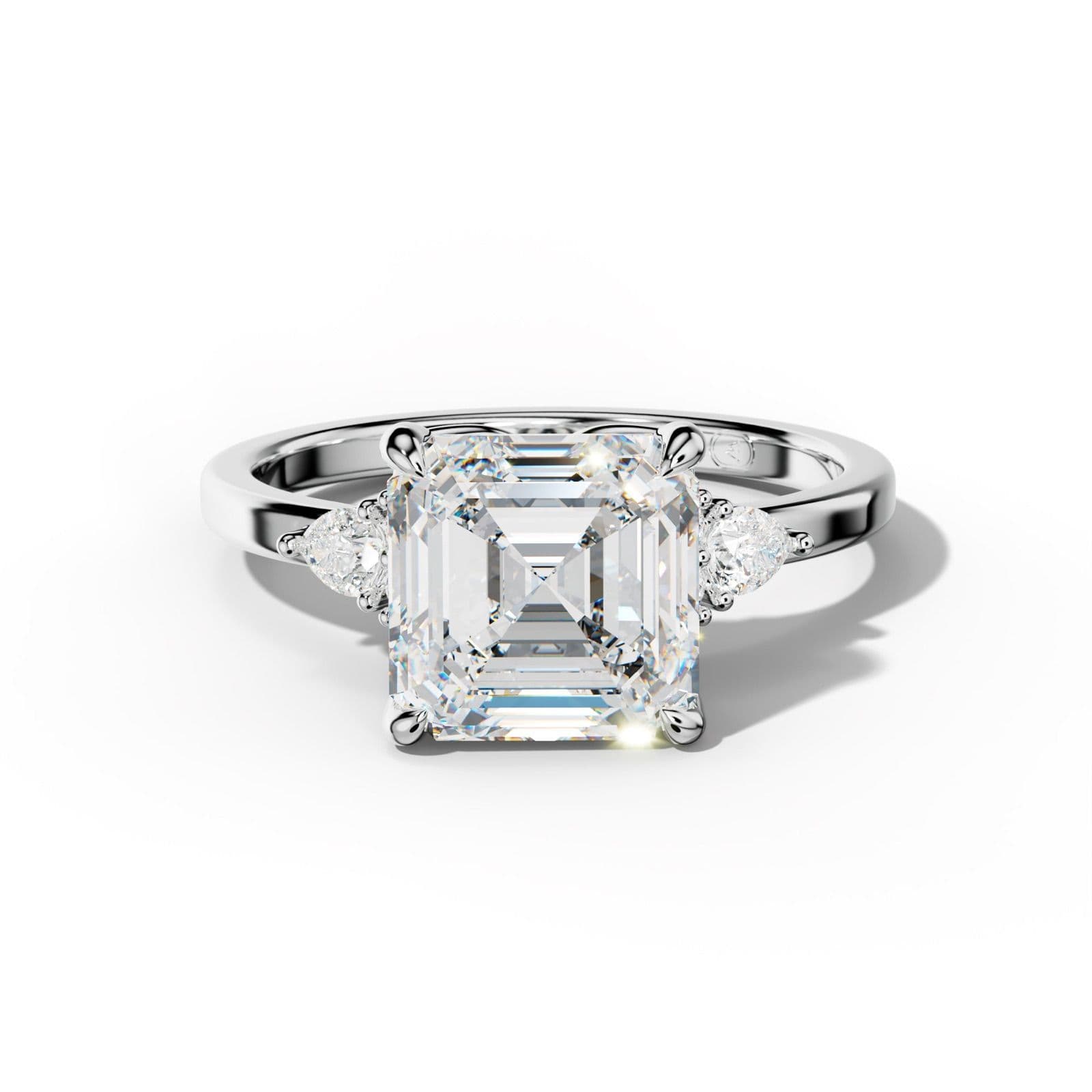 Sienna Asscher Cut Engagement Ring