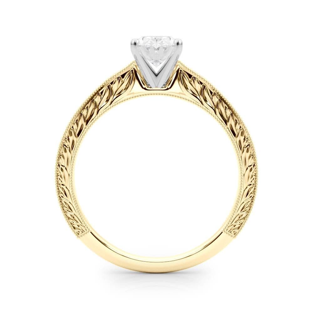 Victoria Oval Diamond Solitaire Engagement Ring