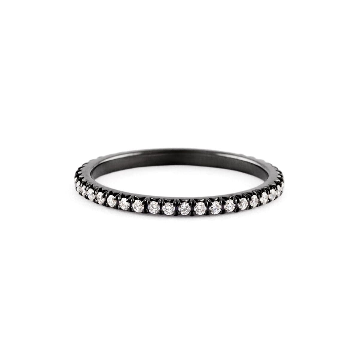 Jado Ebony - Eternity Ring
