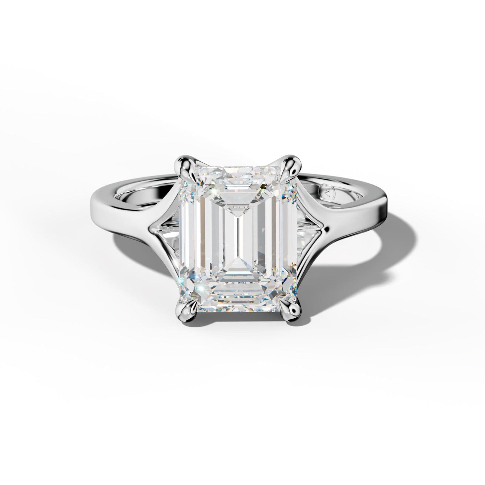 Alicia Emerald Cut Engagement Ring